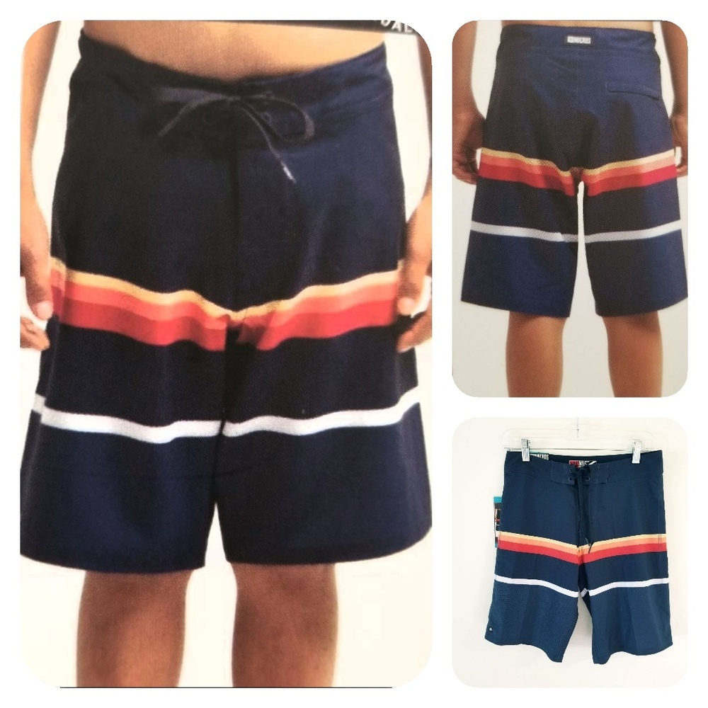 Micros Boys Printed Microfiber Boardshorts
